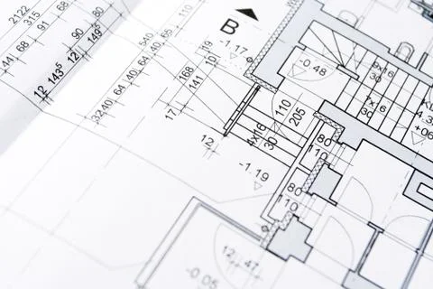 Blueprints background Stock-Fotos