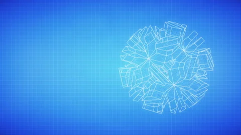 Blueprints Motion Background Stock Footage 110284202