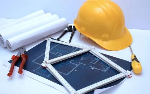 Blueprints Stock Photos