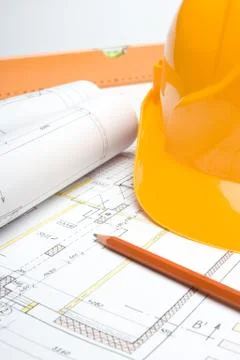 Blueprints Stock Photos