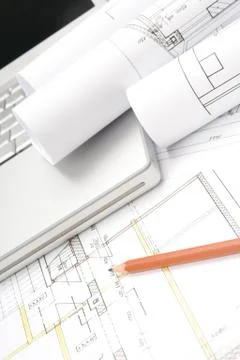 Blueprints Stock Photos