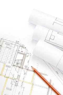 Blueprints Stock Photos