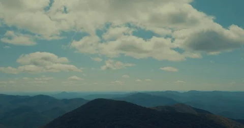 Blueridge Mountains highest point Vídeo Stock 79860306