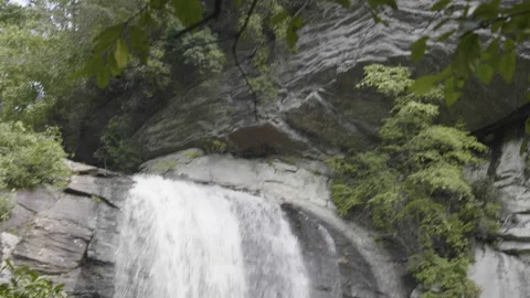 Blueridge-mountains-LookingGlass-Falls 2 Stock Footage 141486152