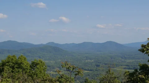 Blueridge Mountains - Pan Stock Footage 38356989