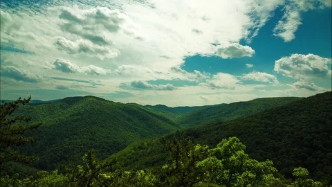 Blueridge timelapse Stock Footage 82390335