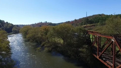 BlueRidgeTrain. 02 Video stock 92638978