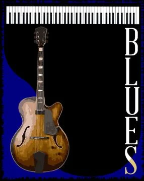 Blues Club Stock Illustration