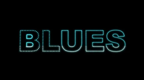 Blues LEDS 02 Stock Footage 33053622