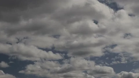 Bluesky with clouds time lapse  Stock Footage 136407930