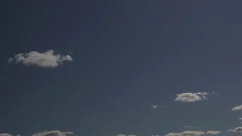 Bluesky with clouds time lapse  Stock Footage 136456247