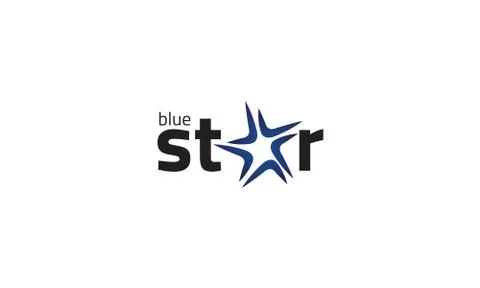 BlueStar Logo Illustrazione stock