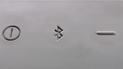 Bluetooth Button Toggled On and Off on Mobile Device Stock Footage 141653589