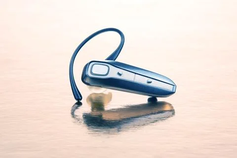 Bluetooth close up with a mobile phone. digital technology of mobile device.. Stock Photos