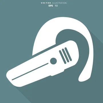 Bluetooth Headset icon. Wireless connection イラスト素材