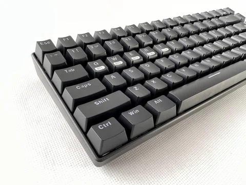 Bluetooth mechanical keyboard Stock Photos
