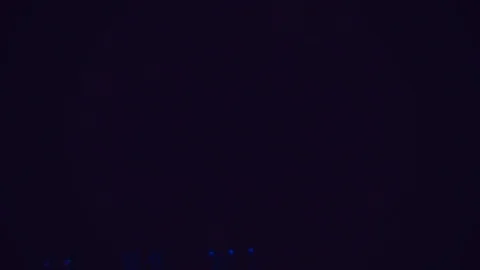 Bluetooth Mobile Network Technology on Blue Digital Background Stock Footage 125559878