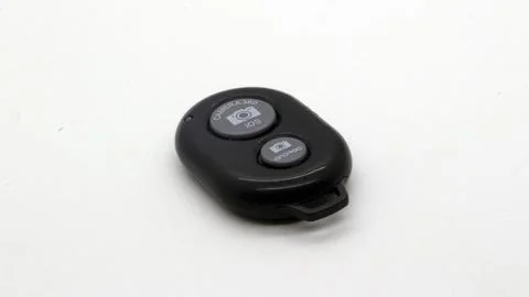 Bluetooth shutter remote for camera isolated Stock Photos