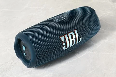 Bluetooth Speaker JBL Charge 5 Stock Photos