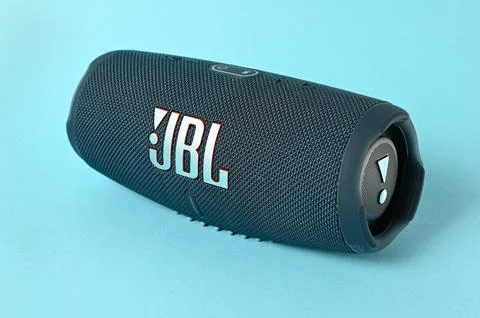 Bluetooth Speaker JBL Charge 5 Stock Photos