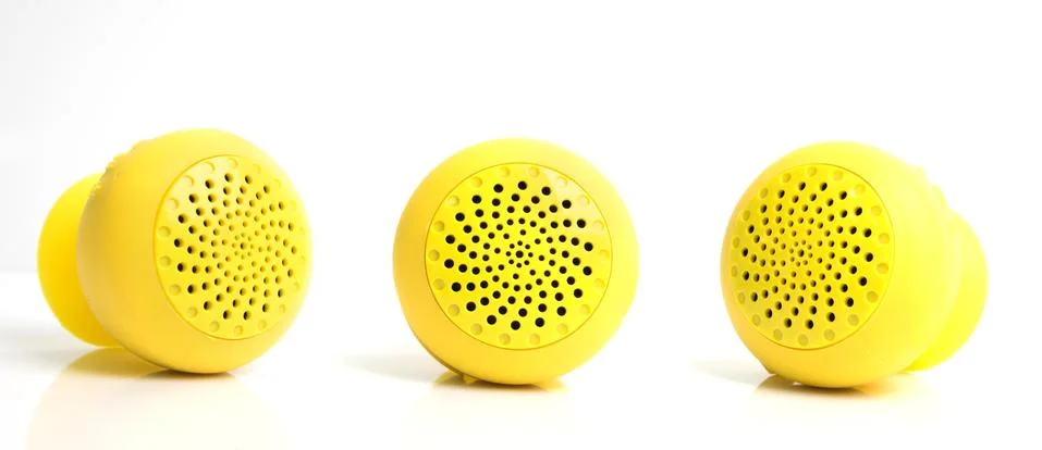 Bluetooth Speaker on white background Stock Photos