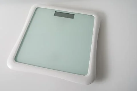 A Bluetooth weight scale used for remote home monitoring Foto stock