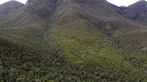 Bluff Knoll mountain in Stirling Range National Park, Western Australia. Stock Footage 131904319