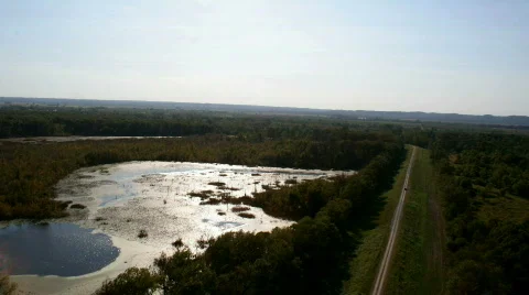 Bluff Overlook Stock Footage 810484