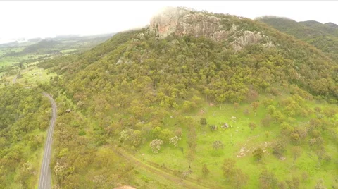 Bluff Rock Mountain Near Tenterfield Stock Footage 46877934