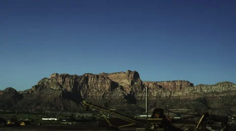 Bluffs and Work site Stock Footage 62865131