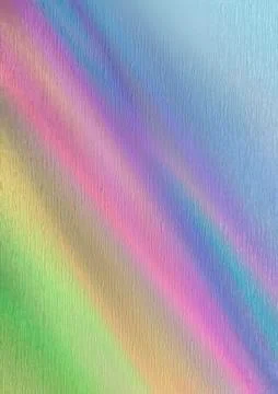 Bluish green background with rainbow waves covered the convex  texture Stock Illustration