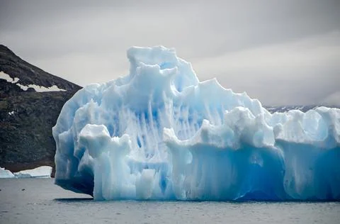 Bluish iceberg Stock Photos