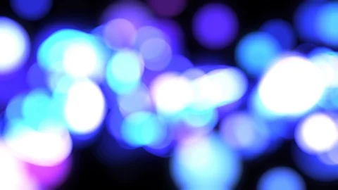 Bluish Light Bokeh Stock Footage 97401739