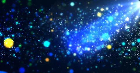 Bluish underwater like translucent AWARD SHOW SPOTLIGHT STAGE PODIUM DUST. .. Stock Illustration