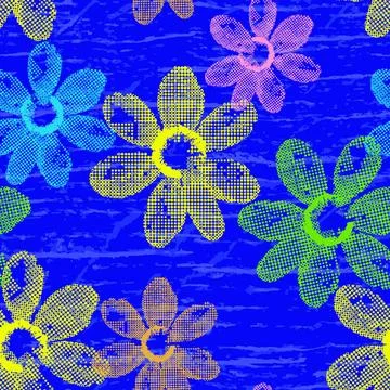 Blümchen floral seamless pattern vector graphic Copyright: xZoonar.com/ang.. 스톡 사진