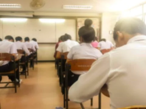 Blur abstract background of examination room Stock Photos