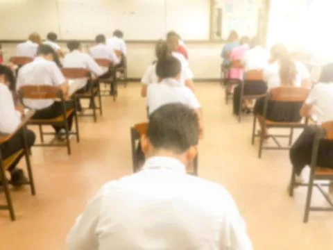 Blur abstract background of examination room Stock Photos