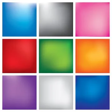 Blur abstract background set Stock Illustration
