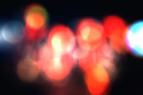 Blur abstract bokeh background element for overlay, Colorful defocused light 写真素材