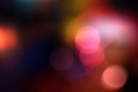 Blur abstract bokeh background element for overlay, Colorful defocused light Photos