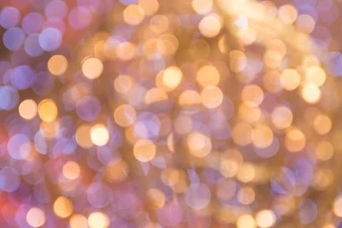 Blur - abstract bokeh circle string lights for background wallpaper Photos