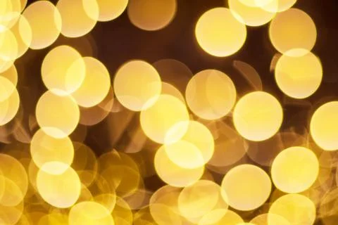 Blur - abstract bokeh circle string lights for background wallpaper Photos