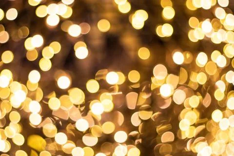 Blur - abstract bokeh circle string lights for background wallpaper Foto stock