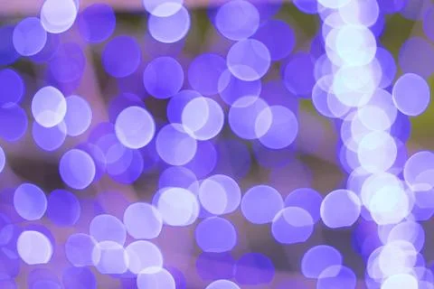 Blur - abstract bokeh circle string lights for background wallpaper 库存照片