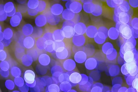 Blur - abstract bokeh circle string lights for background wallpaper 스톡 사진