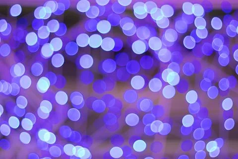 Blur - abstract bokeh circle string lights for background wallpaper Foto stock