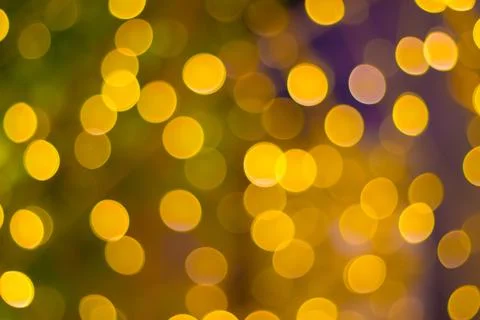 Blur - abstract bokeh circle string lights for background wallpaper 스톡 사진
