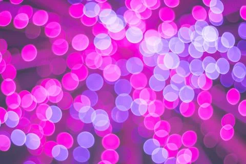 Blur - abstract bokeh circle string lights for background wallpaper Photos