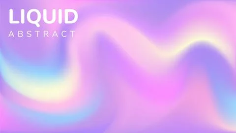 Blur abstract pastel gradient background. Unicorn colors ombre wallpaper Stock Illustration