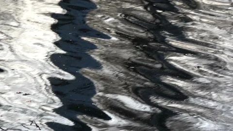 Blur abstract reflections on water  background Stock Footage 219837595